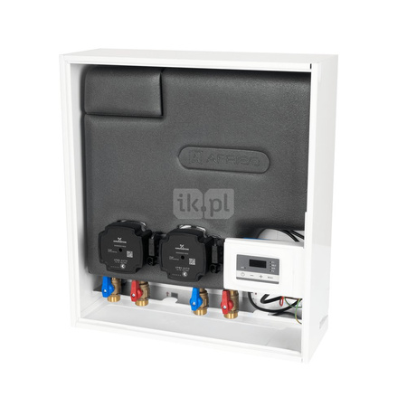 Grupa pompowa AFRISO PrimoBox AHB 622 GZ x GW 3/4'' x 3/4'', z zaworem termostatycznym, z izolacją, z pompą obiegową
