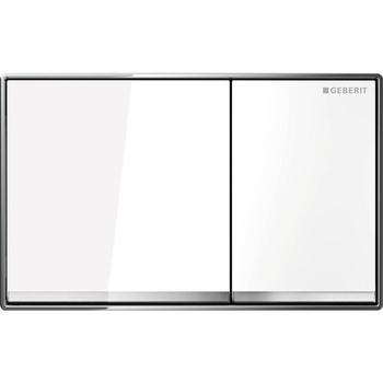 Przycisk uruchamiający Geberit Omega60, przedni/górny, biały