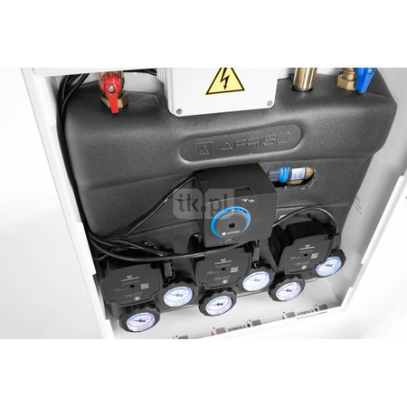Grupa pompowa AFRISO PrimoBox AZB 351 GZ x GW 3/4'' x 3/4'', z zaworem termostatycznym, z izolacją, z siłownikiem arm 141