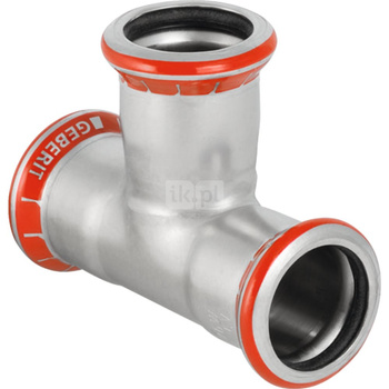 Trójnik GEBERIT Mapress C-Stahl równoprzelotowy stal (ocynk) 66.7 mm x 66.7 mm x 66.7 mm MZ