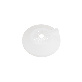 Pojedyncza rozeta maskująca z białego tworzywa ABS