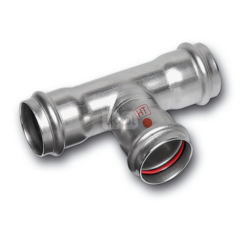 Trójnik SANHA NiroTherm Industry stal nierdzewna 108 mm x 88,9 mm x 108mm (zw x zw x zw)