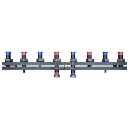 Rozdzielacz do instalacji c.o. AFRISO KSV 125-4 GZ 1 1/2'', 4-obieg. Nakrętka 1 1/2'', max. 70 kW