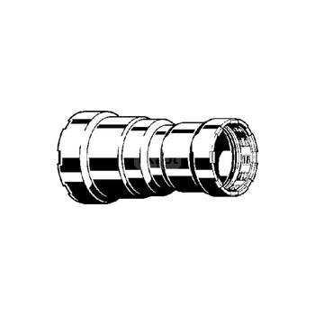 Mufa Megapress VIEGA 4215.2 redukcja Jednoczęściowy, stal (Powlekanie) / stal, DN 25 (mz x mz) z uszczelką