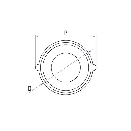 Mufa redukcja RUMET mosiądz 1'' x 1/2'' (GW x GW), 33 mm