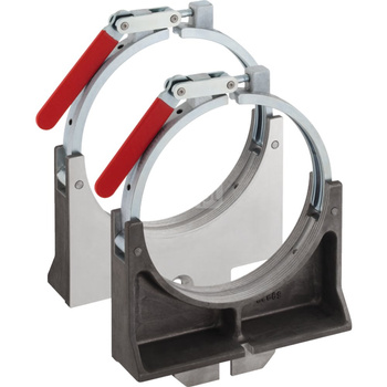 Uchwyt mocujący rur do zgrzewarki d250