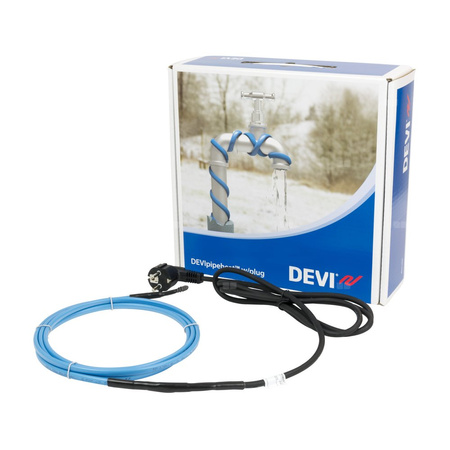 Kabel grzejny DEVIpipeheat 10 V2 16m 160W@10 st.C 230V Gotowy