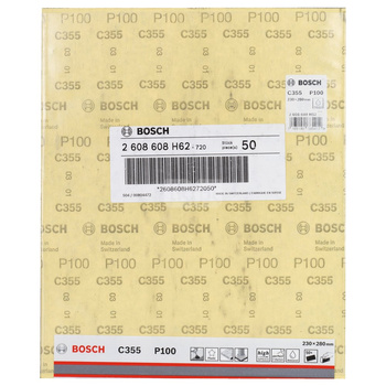 Papier ścierny C355 230 x 280 mm, 100