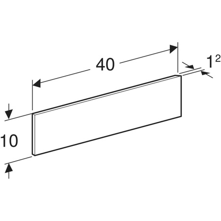 Osłona dekoracyjna, boczna, do umywalki dla dzieci Geberit Bambini, głębsza umywalka, zielona