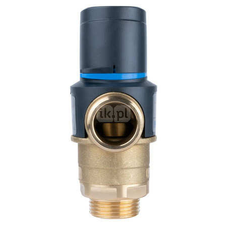 Zawór regulacyjny termostatyczny do wody ciepłej AFRISO ATM 763 mosiądz GZ 1'', DN 20, zakres temp. 35-60'C, Kvs 3.2 m3/h, maksymalna temperatura 110'C, maksymane ciśnienie 10 bar