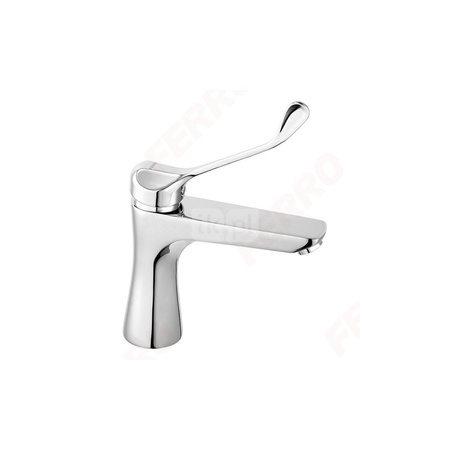 Bateria umywalkowa stojąca FERRO ALGEO SQUARE MEDICO, chrom