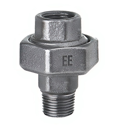 Śrubunek ODLEWNIA ZAWIERCIE U12/60/341 żeliwo (ocynk) 1 1/2'' (GW x GZ)