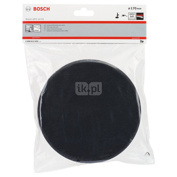 GĄBKA D/POLERKI B.MIĘKKA CZARNA 170MM