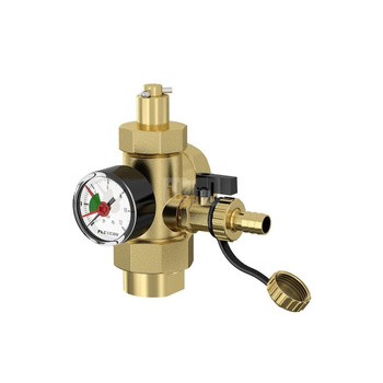 Zespół przyłączeniowy Flexcon 1 z manometrem