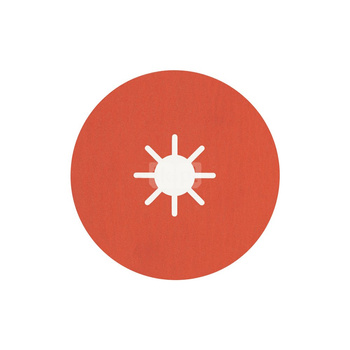 Tarcza fibrowa R782 Prisma Ceramic 180 mm, 22,23 mm, G 120, 25 szt.