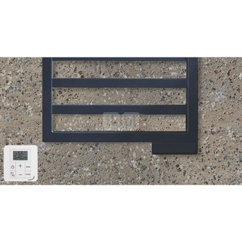 Grzejnik Zehnder Quaro QA-100-030 - 300 mm, Kolor RAL 7021, Typ złącza Code S012, Konsole ścienne towel radiator, Kolor mocowania (CodeRADC) Kolor grzejnika, Ilość zest naściennych 4