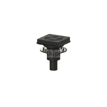 Wpust parkingowy Ecoguss DN 70, odpł.pionowy, z kwadratową nasadką