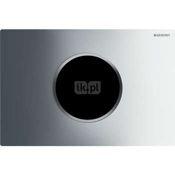 Elektroniczny zestaw uruchamiający WC Geberit, IR, Sigma10, 12cm, chrom bł-chrom mat