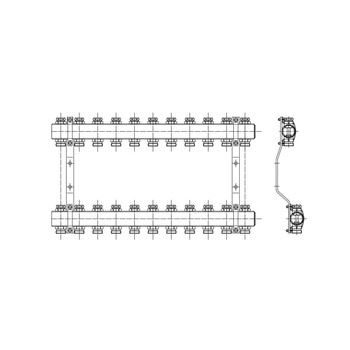 PHA-109 7-obwodowy PN10 Rozdzielacz CuZn