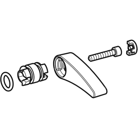 Pokrętło mieszacza baterii Typ 85/185