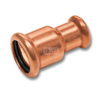 Mufa SANHA Press redukcja, Cu, 54 mm x 28 mm (zw x zw)