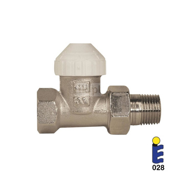 Termostatyczny zawór grzejnikowy prosty VALVOLA PER FERRO DR.1/2 UNI TE.ZAB