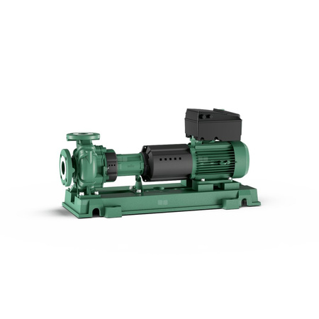 Pompa obiegowa Wilo-Atmos GIGA-N 065/200-22/2 normowa, jednostopniowa niskociśnieniowa pompa wirowa o konstrukcji blokowej, ze sprzęgłem, ochroną sprzęgła, silnikiem i płytą podstawy. Przeznaczona do pracy ciągłej, gwarantuje długą żywotność.