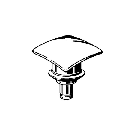 Kołpak zamykany na zatrzask przeznaczenie: zawór uniwersalny Visign V2, zawór trzpieniowy Visign V2, kwadratowy, nr wzoru 5435.9 wykonanie: chromowane