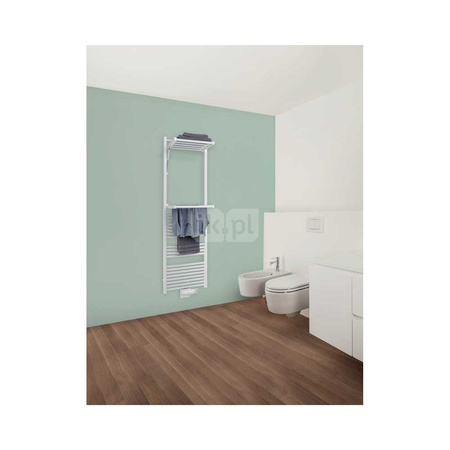 Grzejnik drabinkowy ZEHNDER Zeno Wing, wym. 1184 x 600 mm, kolor biały RAL9016, moc 642W