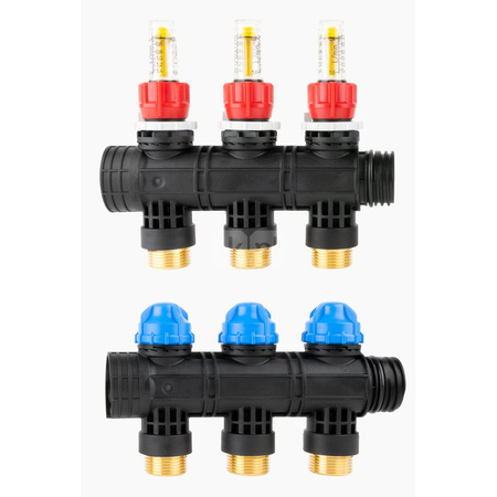 Rozszerzenie rozdzielacza ProCalida EF1 K o 3 obiegi, przepływomierz 0,2 - 1,6 l/min