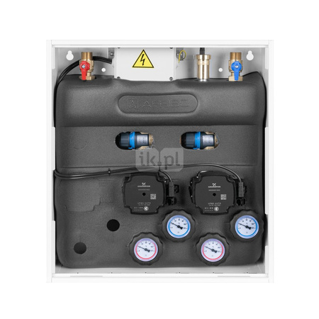 Grupa pompowa AFRISO PrimoBox AZB 211 GZ x GW 3/4'' x 3/4'', z zaworem mieszającym, z zaworem termostatycznym, z izolacją
