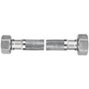 Wąż przyłączeniowy elastyczny FERRO z oplotem (stal), gw x gw, 3/8'' x 3/8'', długość 50 mm