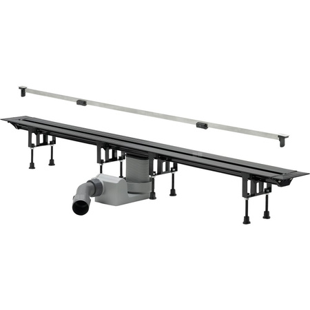 Odwodnienie prysznicowe 300 - 1200 stal chromoniklowa / błyszczący