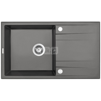 Deante Eridan Zlewozmywak 1-komorowy z ociekaczem - antracyt