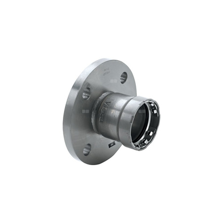 Przejście kołnierzowe z SC-Contur Megapress VIEGA 4259.1 redukcja Jednoczęściowy, stal (Powlekanie) / stal, DN 40 (kołnierz x mz) z uszczelką