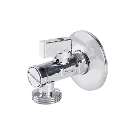 Zawór kulowy PERFEXIM PHA-012 mosiądz chromowany, PN16 1/2'' x 3/4'' gz x gz, uchwyt: dźwignia