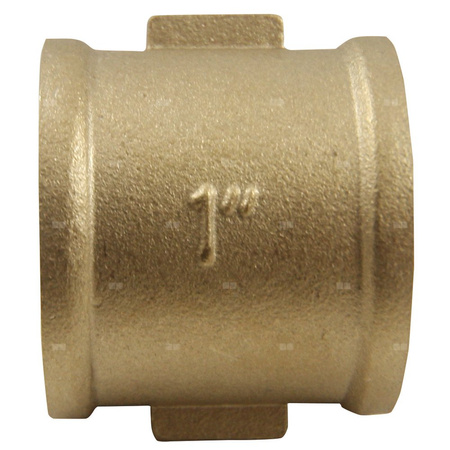 Mufa AGAFLEX, mosiądz, 1 1/4'' (gw x gw)