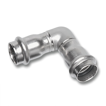 Kolano 90' SANHA NiroSan Press, stal nierdzewna, 28 mm (zw x zw)