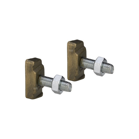 Zestaw montażowy M8 x 35 mosiądz / błyszczący