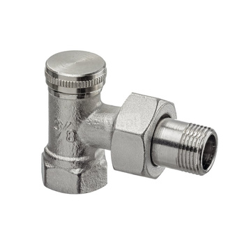 Raditec DN10 - Grzejnikowy zawór odcinający, kątowy