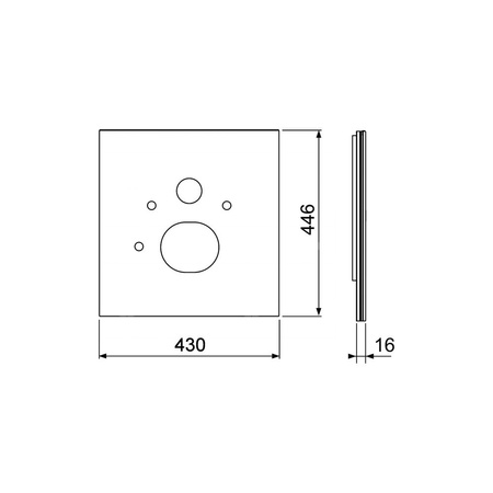 Dolna obudowa szklana do WC do łączenia z toaletą myjącą Geberit AquaClean Sela, szkło białe TECE lux