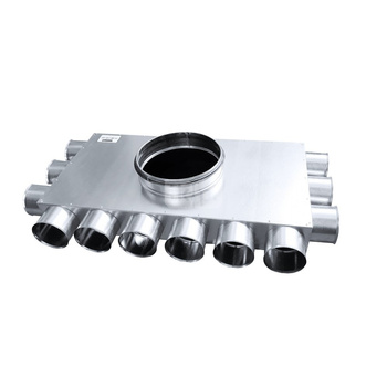 Rozdzielacz TopFlex Metal kątowy jednorzędowy z izolacją wewnętrzną DN200/przyłącza 12 x DN75 (3+6+3)