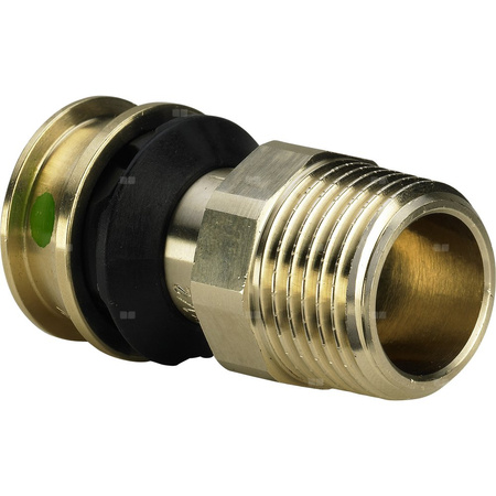 Kształtka przejściowa z S 16 x 1/2, brąz krzemowy / błyszczący