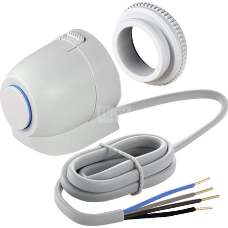 Siłownik elektrotermiczny GEBERIT Volex, złącze 30 x 1,5, napięcie 24 V, kolor biały, kabel 1 m