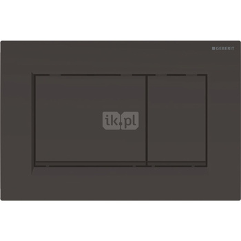 Przycisk uruchamiający Geberit Sigma30, przedni, czarny-czarny mat-czarny