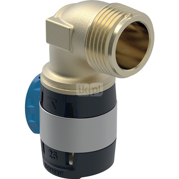 Kolano przejściowe 90' GEBERIT FlowFit, brąz bezołowiowy, 1'' x 32 mm (GZ x łącznik zaprasowywany)