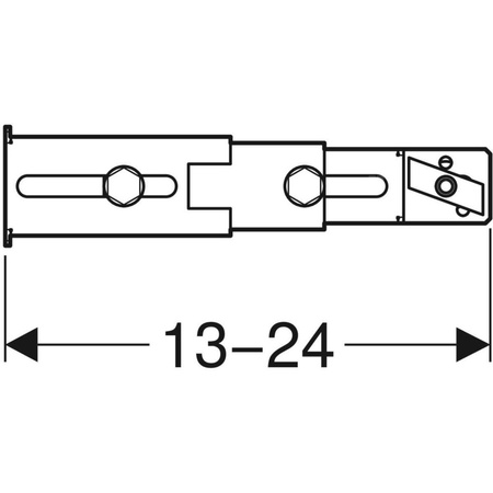 Zestaw do mocowania nóżek do ściany tylnej GEBERIT Duofix