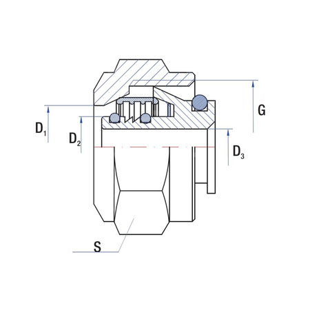 Złącze dwójnik proste RUMET zaciskowe Mosiądz3/4'' x 16 mm x 2