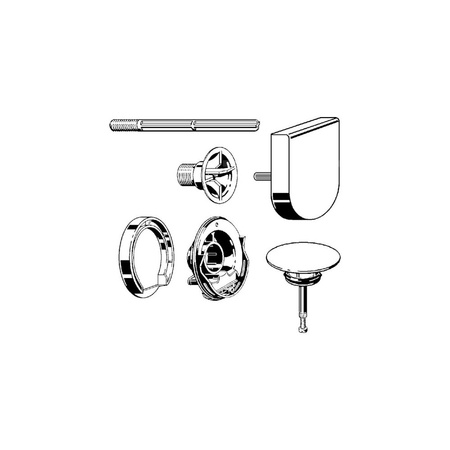 Zestaw montażowy VIEGA 6170.0 do umywalki do bidetu tworzywo sztuczne