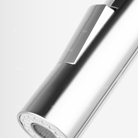 Bateria zlewozmywakowa FERRO ZUMBA SLIM 2F, kolor chrom, zielona elastyczna wylewka 2f